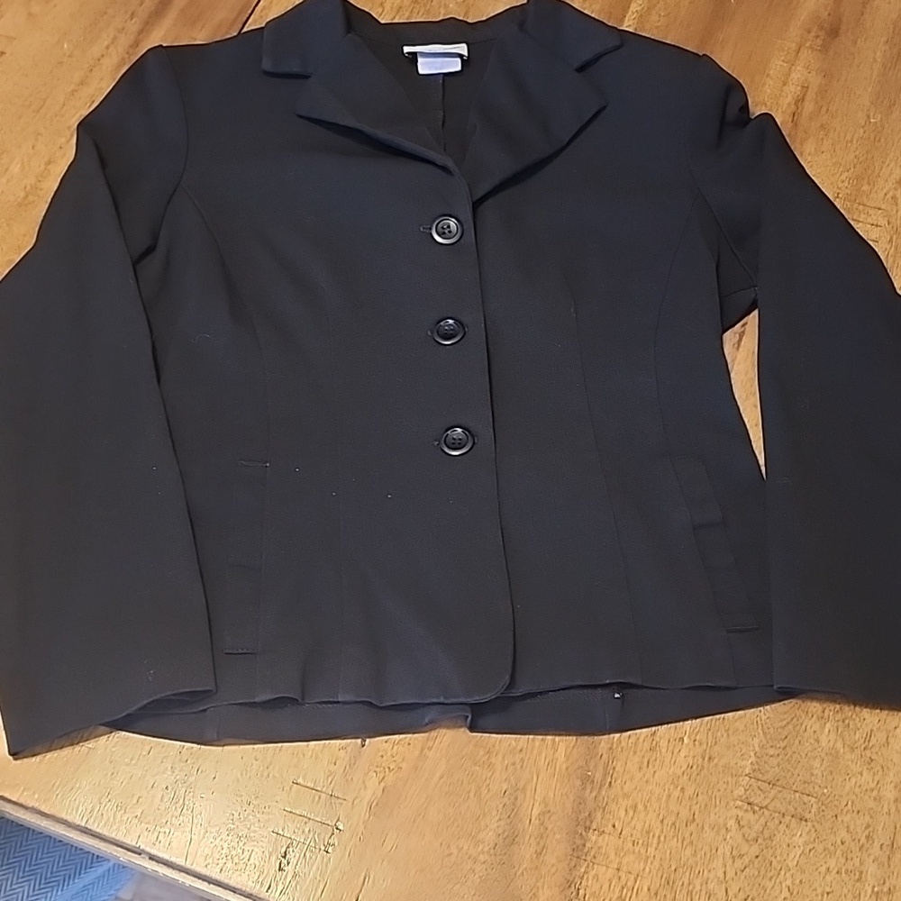 BREAKIN' LOOSE BLACK TAPERED DRESS BLAZER JACKET SZ 9/10